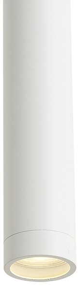 Dizajnerska viseča svetilka bela GU10 50mm IP44 - Tuba