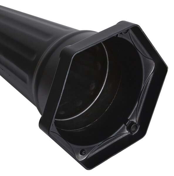 Klasična zunanja svetilka črna z bakrom 220cm 3-luči IP44 - Havana