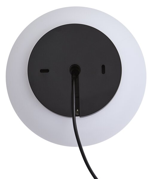 Moderna zunanja svetilka 12V bela 20 cm vklj. LED IP65 - Voltaire Luno
