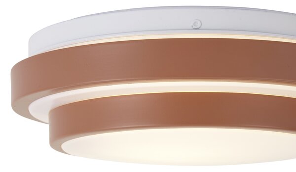 Moderna stropna svetilka Sienna z belo 25cm IP44 - Walden