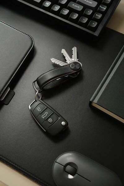 Orbitkey Usnjen etui za ključe Orbitkey Pro Leather 9,3 x 3,5 cm