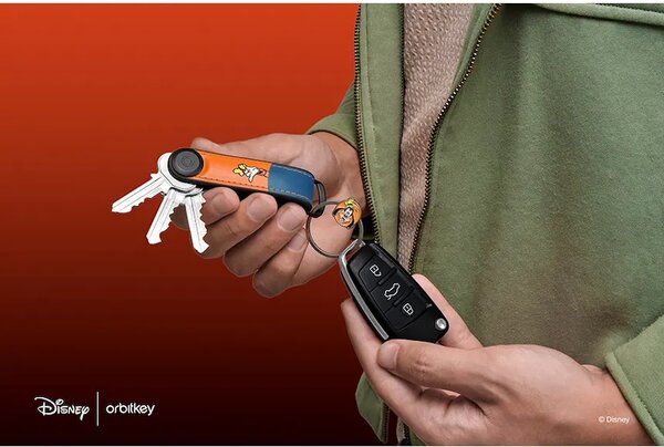 Orbitkey Usnjen etui za ključe Orbitkey Hybrid x Disney™ 8,6 x 2,2 cm