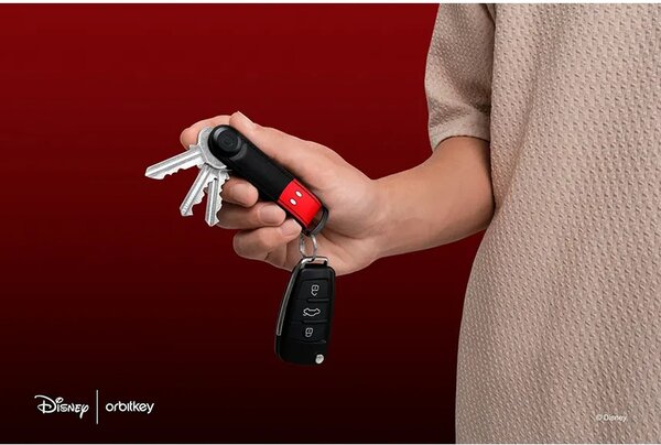 Orbitkey organizator za ključe iz naravnega usnja Mickey Mouse