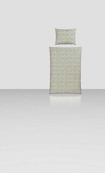 POSTELJNINA 140/200 cm saten rjava, bež