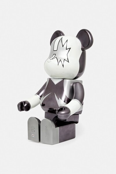 Medicom Toy Dekorativna figura Medicom Toy Be@rbrick KISS Space Man Chrome Ver. 1000%