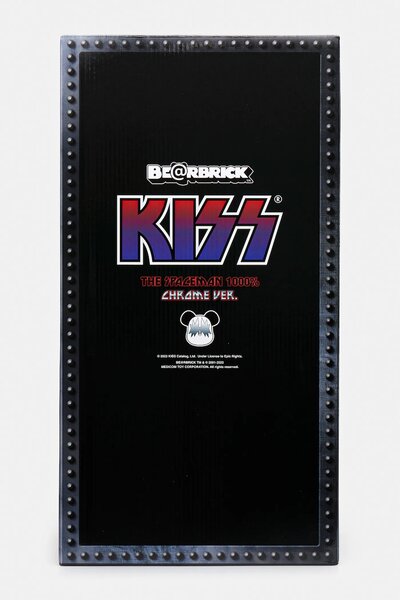 Medicom Toy Dekorativna figura Medicom Toy Be@rbrick KISS Space Man Chrome Ver. 1000%