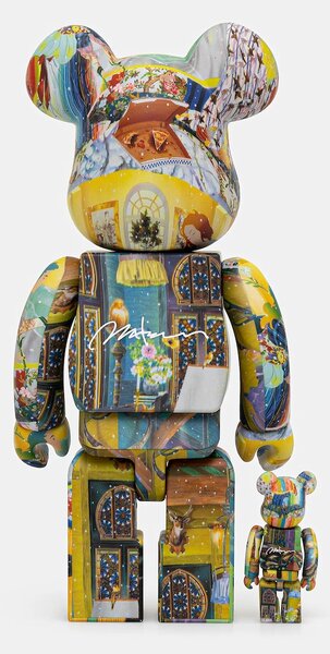 Medicom Toy Dekorativna figura Medicom Toy Be@rbrick Tomokazu Matsuyama 100% & 400%