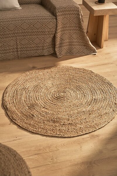 Calma House okrasna preproga iz jute 100 cm