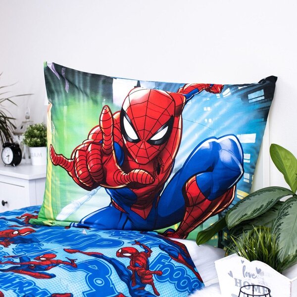 Enojna bombažna otroška posteljnina 140x200 cm Spider-man – Jerry Fabrics