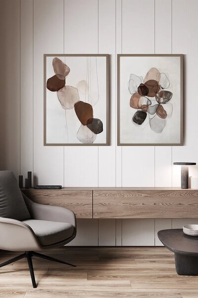 Inne stenska dekoracija v okvirju 50 x 70 cm