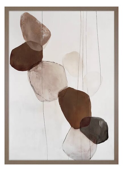 Inne stenska dekoracija v okvirju 50 x 70 cm
