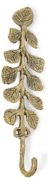 Doing Goods kavelj stenski iz medenine 19,5 x 6,5 x 3,5 cm