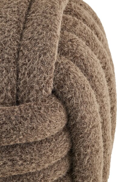 House Nordic tabure iz tekstilnega materiala 48 x 48 x 43 cm