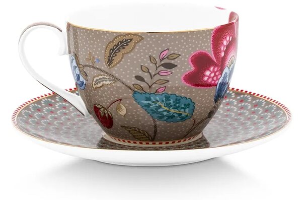 Pip Studio komplet skodelic za kavo iz glaziranega porcelana 300 ml