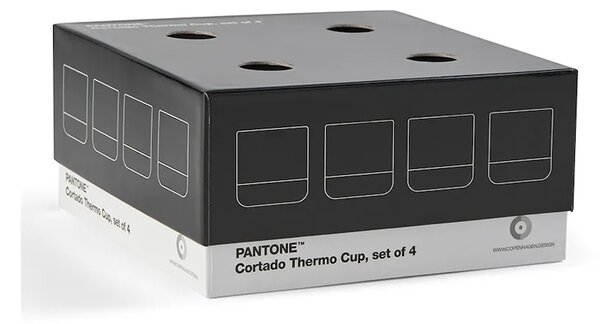 Pantone komplet lončkov iz porcelana