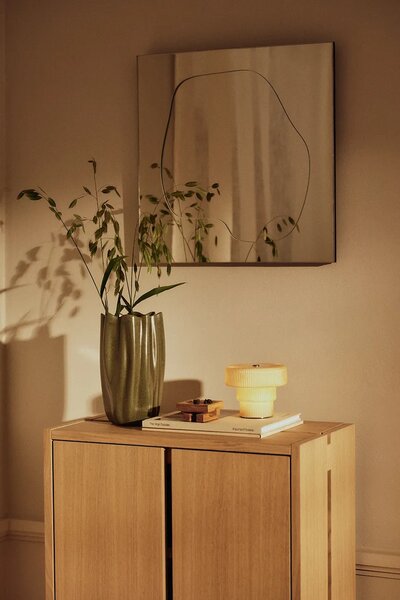 Ferm Living vaza dekorativna iz kamenine 23 x 13 x 14 cm