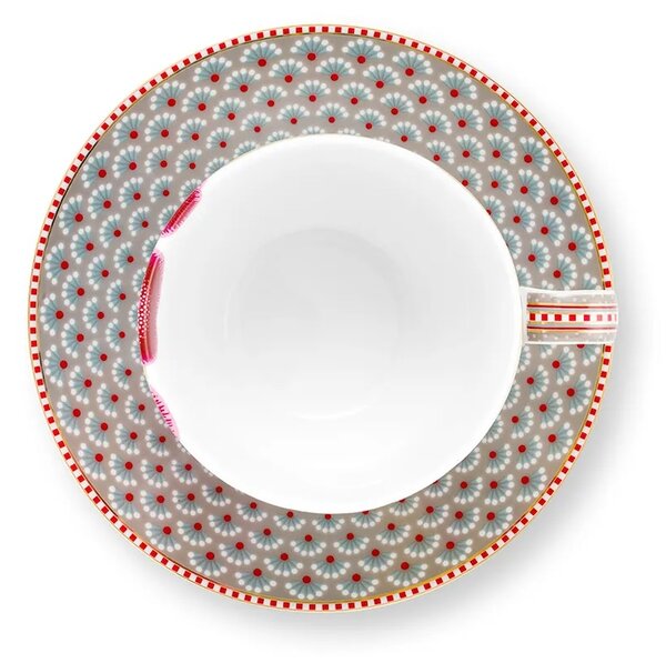 Pip Studio komplet skodelic za kavo iz glaziranega porcelana 300 ml