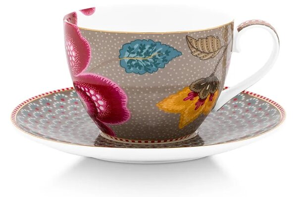 Pip Studio komplet skodelic za kavo iz glaziranega porcelana 300 ml