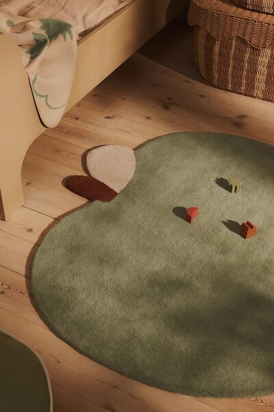 Ferm Living preproga okrasna iz volne 110 x 110 cm