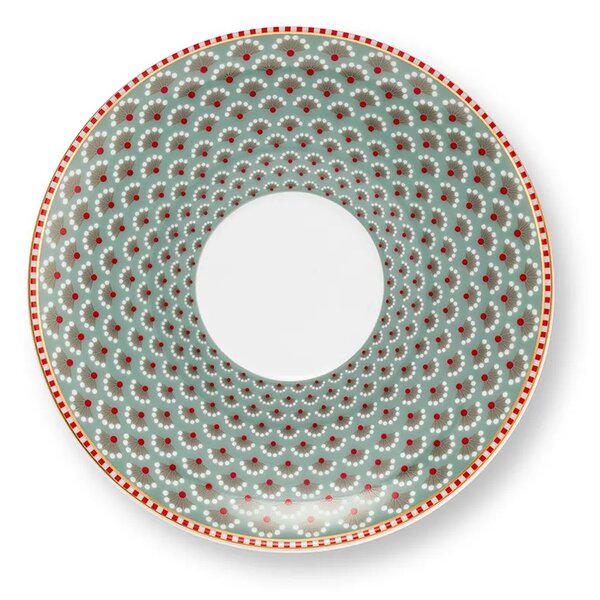 Pip Studio komplet skodelic s podstavkom iz glaziranega porcelana 300 ml