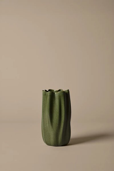 Ferm Living vaza dekorativna iz kamenine 23 x 13 x 14 cm