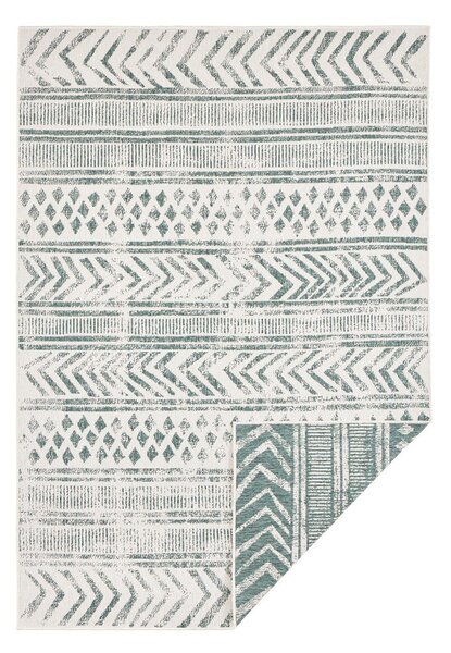 Zeleno-krem zunanja preproga NORTHRUGS Biri, 80 x 150 cm