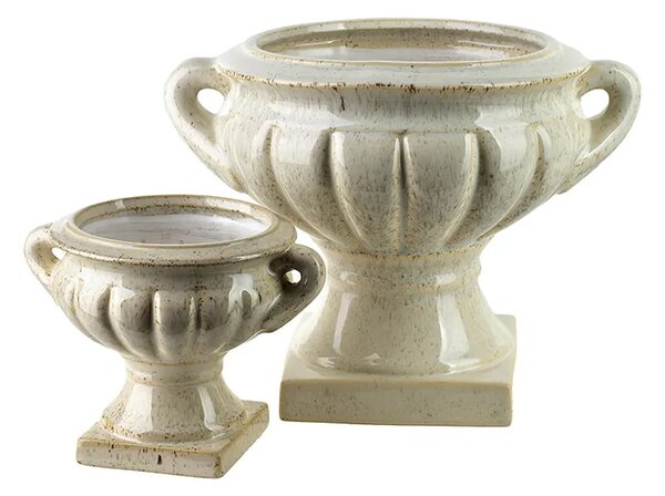 Inne vaza dekorativna iz glazirane keramike 26,5 x 21 x 21 cm