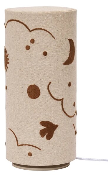 Ferm Living svetilka namizna iz lana 26,5 x 12 cm
