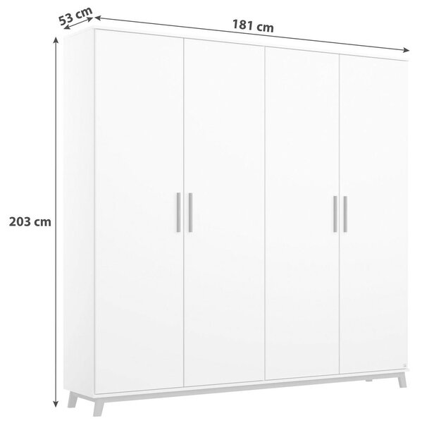Modern Living Omara S Klasičnimi Vrati Carlsson, Bela, Barva Hrasta