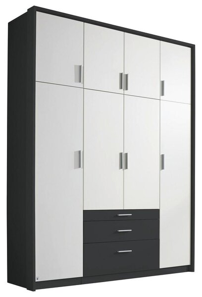Modern Living Omara S Klasičnimi Vrati Hildesheim, Bela, Siva