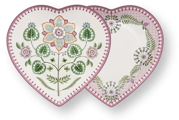 Pip Studio komplet krožnikov za serviranje iz porcelana 21,5 cm