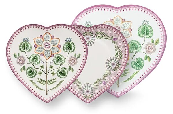 Pip Studio komplet krožnikov za serviranje iz porcelana 21,5 cm