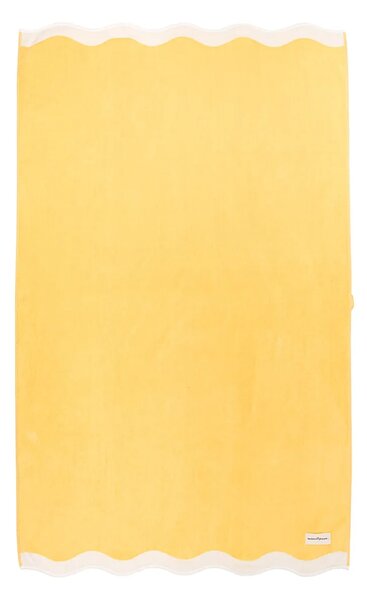 Business & Pleasure Co. Brisača za plažo bombažna 86 x 168 cm