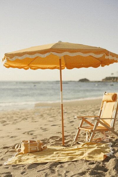 Business & Pleasure Co. Brisača za plažo bombažna 86 x 168 cm