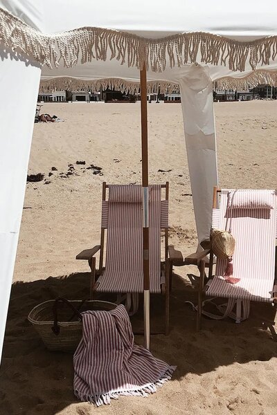 Business & Pleasure Co. brisača za plažo iz bombaža 86 x 168 cm