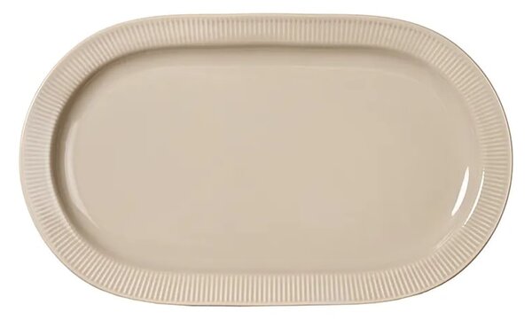 Sagaform krožnik za serviranje iz glaziranega porcelana 34 x 20 x 2,5 cm