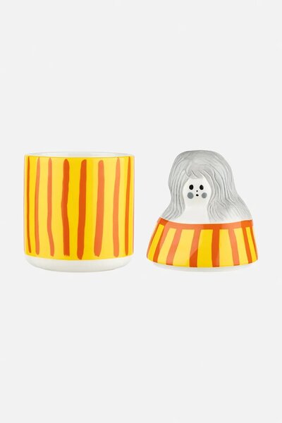 Marimekko posoda za shranjevanje iz kamenine 11,5 x 22,5 cm