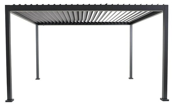 Sunfun Milos Paviljon z lamelami (Š x G: 386 x 294 cm, Barva ogrodja: Antracit, Aluminij)