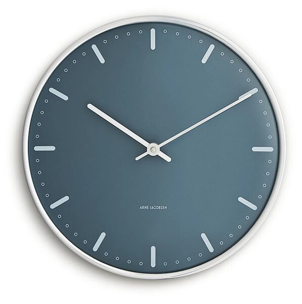 Arne Jacobsen Clocks ura stenska iz kovine 29 cm