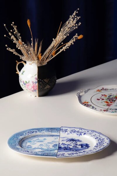 Seletti vaza dekorativna iz porcelana 19,5 x 18,5 cm