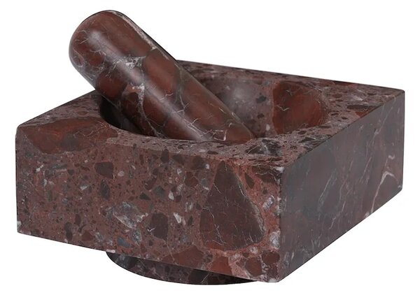 Ferm Living možnar iz marmorja 8,5 x 13 x 13 cm