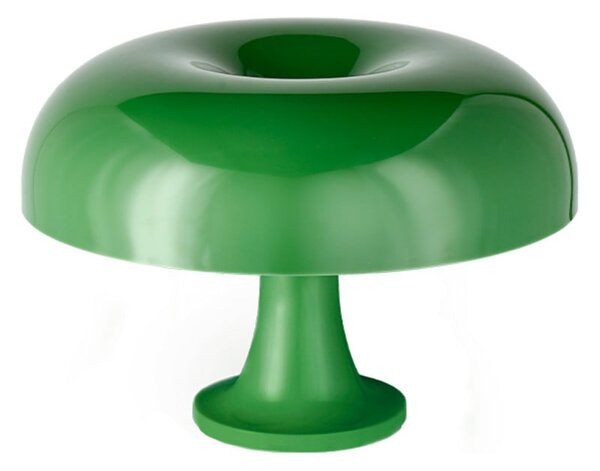 Artemide Namizna svetilka Nessino, zelena, višina 22 cm, Zelena, Dnevna soba / jedilnica, Plastika, Dizajn