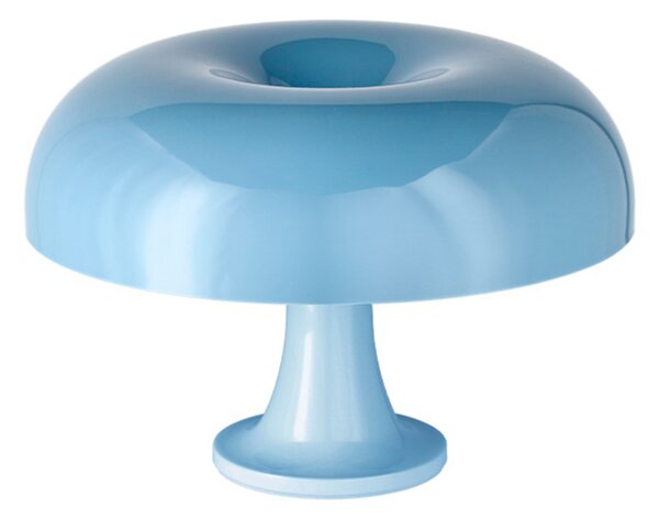 Artemide Namizna svetilka Nessino, svetlo modra, višina 22 cm, Modra, Dnevna soba / jedilnica, Plastika, Dizajn