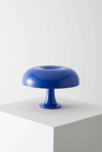 Artemide Namizna svetilka Nessino, temno modra, višina 22 cm, Modra, Dnevna soba / jedilnica, Plastika, Dizajn