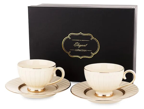 Komplet skodelic s podstavkom iz porcelana 7 x 9,5 x 12,5 cm