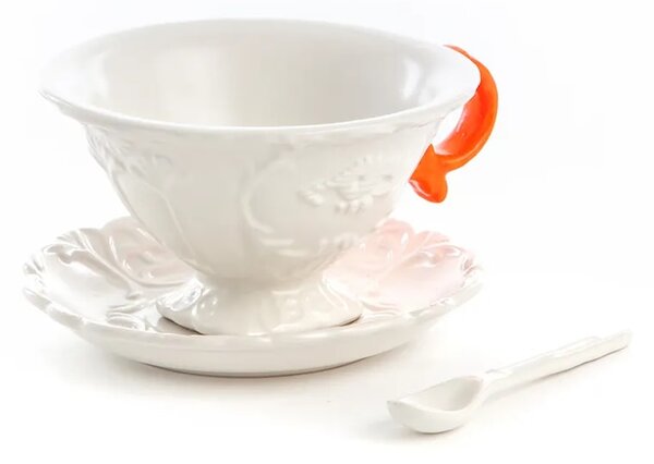 Seletti skodelica s podstavkom iz porcelana