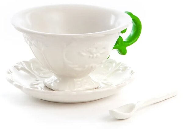 Seletti skodelica s podstavkom iz porcelana