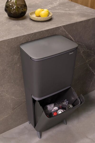 Brabantia koš za smeti iz umetne mase 10 + 10 + 25 l