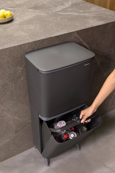 Brabantia koš za smeti iz umetne mase 10 + 10 + 25 l