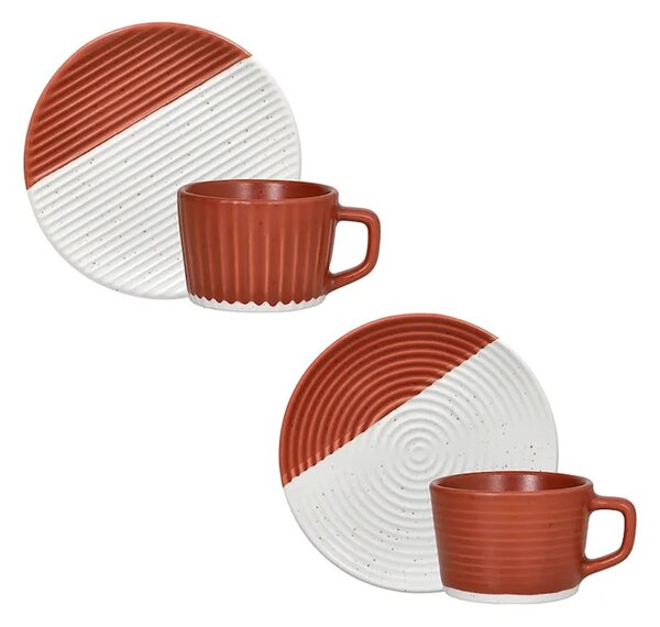 Tognana komplet skodelic za kavo iz porcelana 90 ml